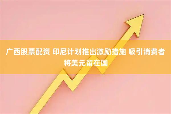 广西股票配资 印尼计划推出激励措施 吸引消费者将美元留在国