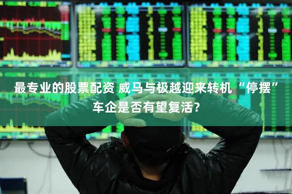 最专业的股票配资 威马与极越迎来转机 “停摆”车企是否有望复活？
